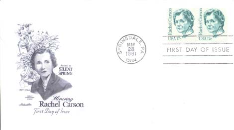 Artmaster Rachel Carson First Day Cover