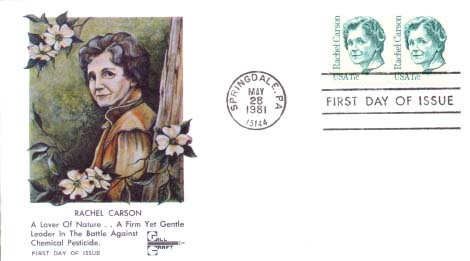 Gill Craft Rachel Carson First Day Cover