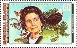 Marshall Islands Rachel Carson Stamp 
(USA,  1981)