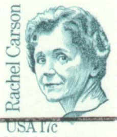 Rachel Carson Stamp 
(USA,  1981)